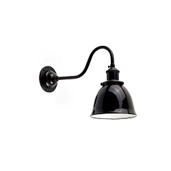 wall luminaire LOA E27 IP20, black matt 
