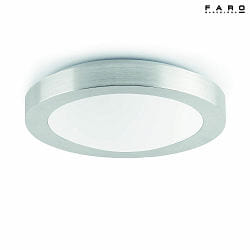 bath luminaire LOGOS 2 flames E27 IP44, grey, nickel satined 