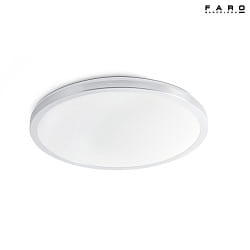 wall and ceiling luminaire AMI LED IP20, nickel satined 