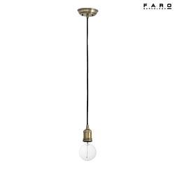 Luci a sospesione ART 1-Lampadina E27 IP20, oro antico 