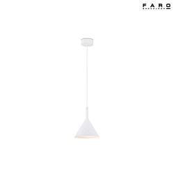 Luminaire  suspension PAM LED IP20, blanc mat 