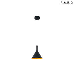 Luminaire  suspension PAM LED IP20, noir 