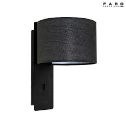 wall luminaire FOLD E27 IP20, black matt 
