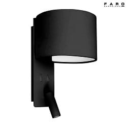 wall luminaire FOLD E27 IP20, black matt 
