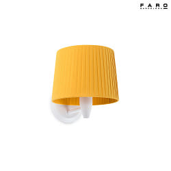 Luminaire mural SAMBA E27 IP20, jaune, blanche 