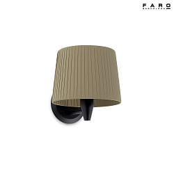Luminaire mural SAMBA E27 IP20, vert, noir 