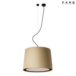 Luminaire  suspension SAMBA E27 IP20, vert, noir mat 
