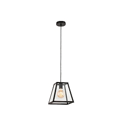 pendant luminaire ROSE E27 IP20, black matt 
