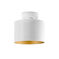 ceiling luminaire JANET E27 IP20, gold, white 