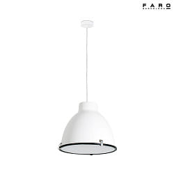 pendant luminaire CHARLOTTE E27 IP20, white matt 