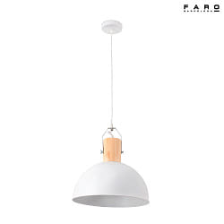 pendant luminaire MARGOT E27 IP20, white matt 