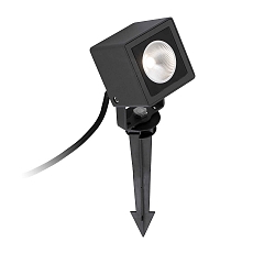 Lampe  piquet de terre SOBEK LED IP65, gris fonc 