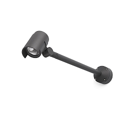 outdoor wall luminaire FOC 580 LED IP65, dark grey 