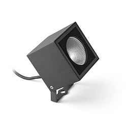 Outdoor LED Projektorlampe OKO 20W, 3000K, IP65, dunkelgrau