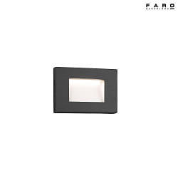 Apparecchio da incasso per esterni SPARK LED IP65, grigio scuro 