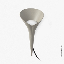 gorund spike luminaire LEAF GU10 IP44, grey 