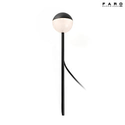 Luminaire sur pied PICCOLA LED IP65, noir mat 