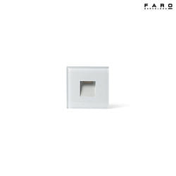 outdoor wall luminaire DART SQ LED IP65, white matt 