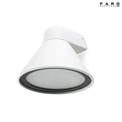 outdoor wall luminaire PALS E27 IP65, white matt 