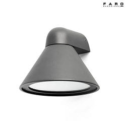 outdoor wall luminaire PALS E27 IP65, dark grey 