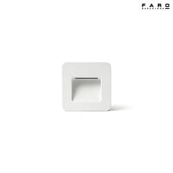 outdoor wall luminaire NASE SQ LED IP44, white matt 