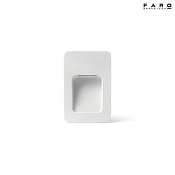 outdoor wall luminaire NASE LED IP44, white matt 