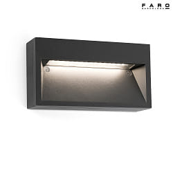 outdoor wall luminaire PATH LED IP44, dark grey 