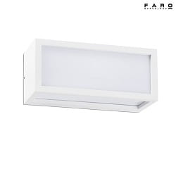Applique da esterno TEJO E27 IP54, bianco opaco 