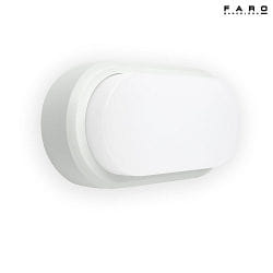 outdoor wall luminaire FRED 200 LED IP65, white matt 