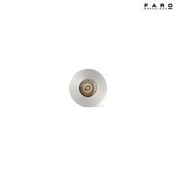 Outdoor LED Edelstahleinbauleuchte GRUND 8 cm, 7W, 3000K, IP67, satiniert