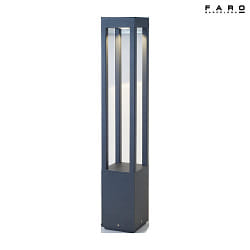 Paletto luminoso AGRA 650 LED IP55, grigio scuro 