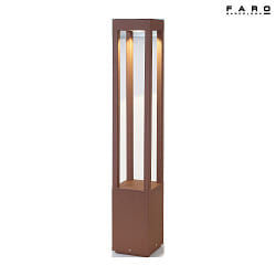 Paletto luminoso AGRA 650 LED IP55, marrone 
