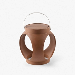 Lampada da tavolo CANDELA LED IP20, terracotta 