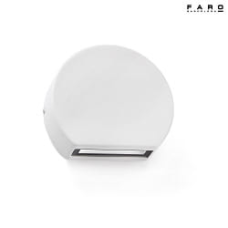 outdoor wall luminaire PILL LED IP54, white matt 