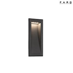 Applique da esterno SOUN LED IP65, grigio scuro 