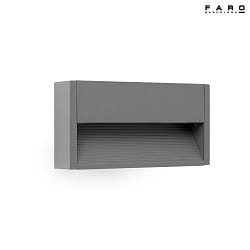 outdoor wall luminaire GRADA LED IP54, dark grey 