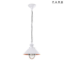 Outdoor Pendelleuchte NUTICA 260 1xE27, IP33, wei matt