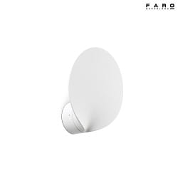 outdoor wall luminaire LOTUS LED IP65, white matt 