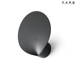 outdoor wall luminaire LOTUS LED IP65, dark grey 