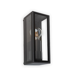 Wandleuchte TAMASHI E27, IP65, dunkelgrau