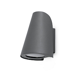 Lampada da parete TINIA E27 IP44, grigio scuro 