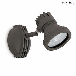 outdoor wall luminaire PROJECT GU10 IP65, dark grey 