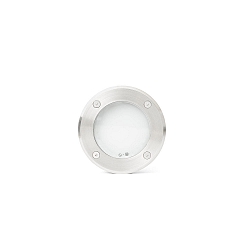 outdoor recessed luminaire LIO GX53 IP67, nickel matt, satined 