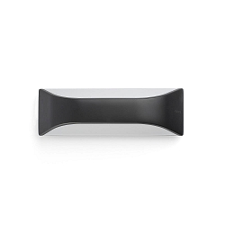 Lampada da parete VIEW E27 IP54, grigio scuro 