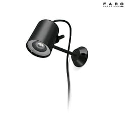 outdoor wall luminaire FLOW GU10 IP65, black matt 