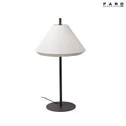 outdoor floor lamp SAIGON OUT E27 IP44, dark grey, white matt 