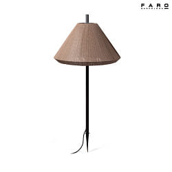 gorund spike luminaire SAIGON OUT E27 IP44, brown, dark grey 
