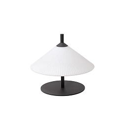 Lampadaire d'extrieur SAIGON E27 IP44, gris fonc 