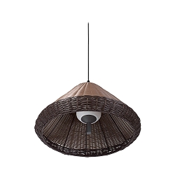 Luminaire  suspension SAIGON OUT E27 IP44, gris fonc 