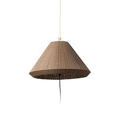 pendant luminaire SAIGON OUT E27 IP44, dark grey 